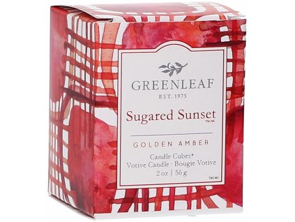 919 greenleaf sugared sunset votivna sviecka kvetinova vona