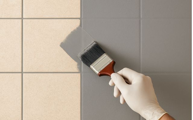 Když není čas bourat: Jak přemalovat kachličky v koupelně