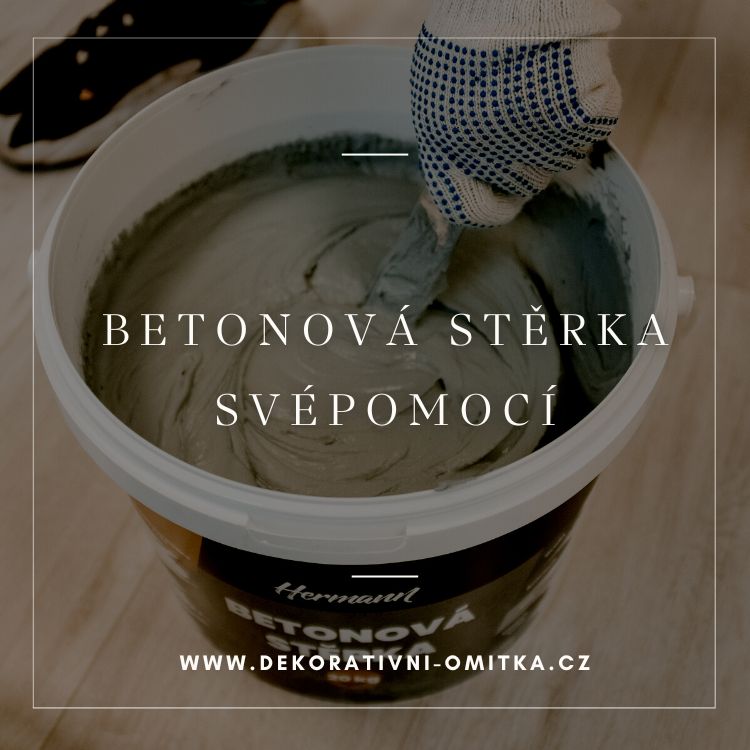 Aplikace betonové stěrky