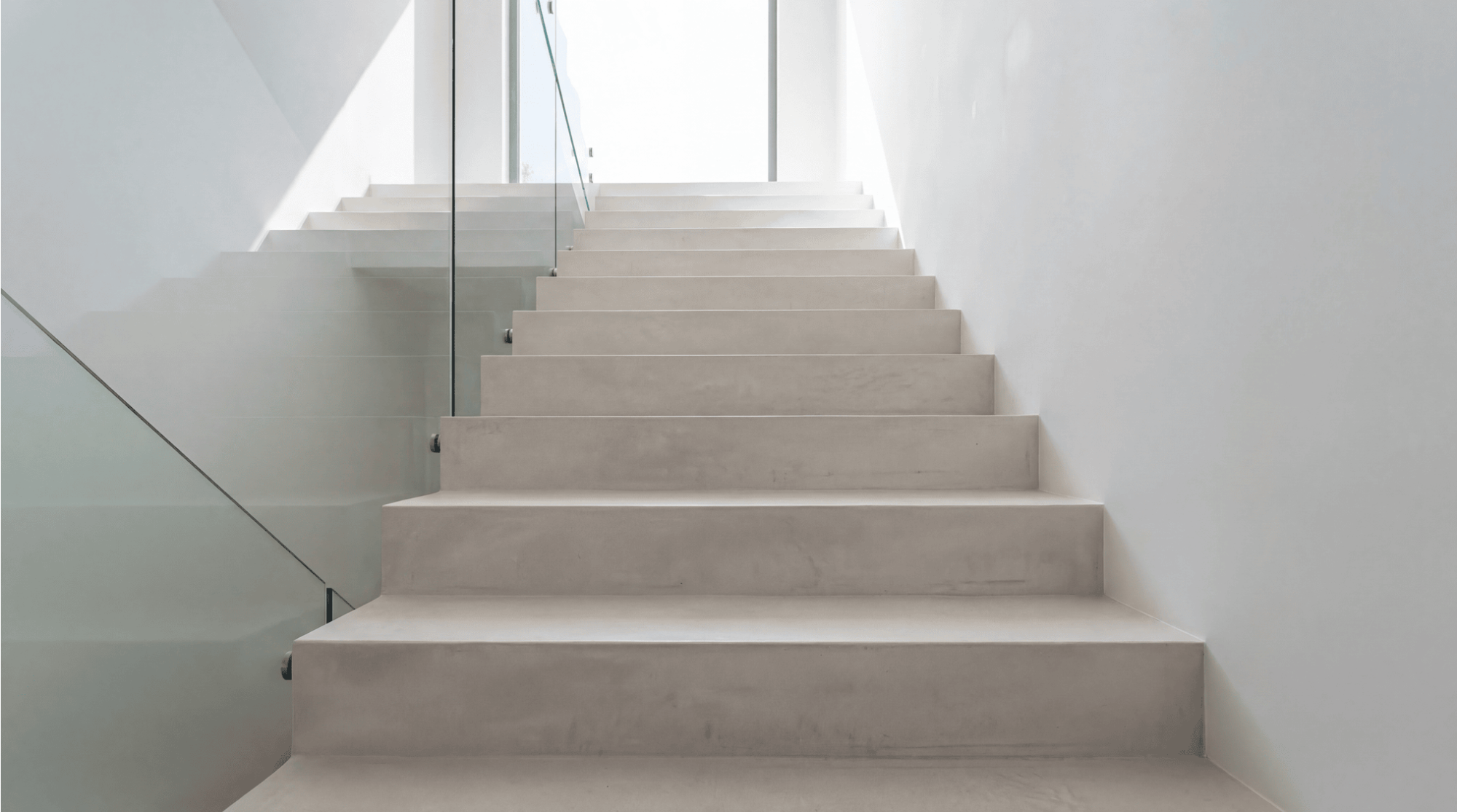 Betonová stěrka na schody