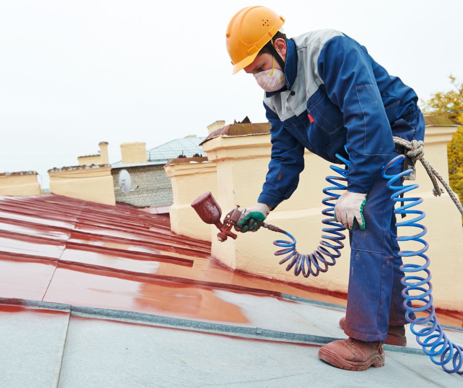 Jak aplikovat gumovou barvu na střechu?