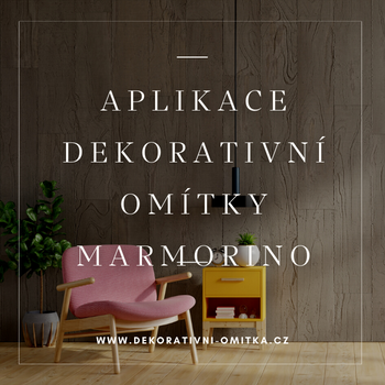 Aplikace dekorativní omítky Marmorino