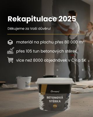 🧱 Pojďte se s námi ohlédnout za loňským rokem a nakouknout za oponu našeho e-shopu! V uplynulém roce jsme dodali materiál...