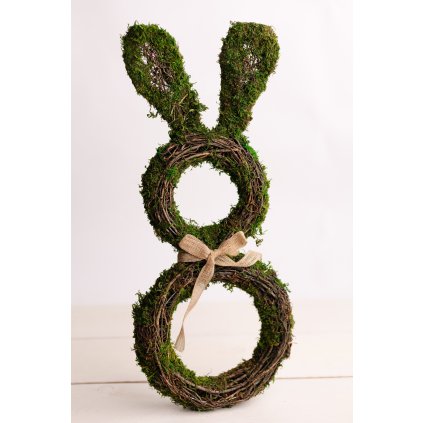 ZAJAC prútený s machom 58cm