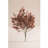 Hustá kytica špicaté listy HNEDÁ 38cm