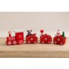 Drevený vláčik ČERVENÝ 20cm