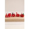Drevený vláčik ČERVENÝ 20cm