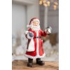 Mikuláš v červenom kabáte s bielym vrecom 20cm