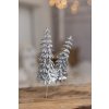Zápich stromček STRIEBORNÝ 22cm