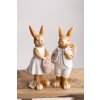 Zajačí pár s košíkmi 18cm