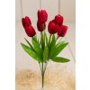 Kytička látkové tulipány ČERVENÉ 36cm