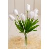 Kytička látkové tulipány BIELE 36cm