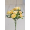 Kytička ploská ružička ŽLTÁ 30cm