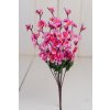 Kvitnucí konár RUŽOVÝ 43cm