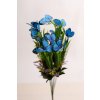 Vysoká kytica motýliky MODRÉ 51cm