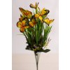 Vysoká kytica motýliky ORANŽOVÉ 51cm