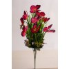 Vysoká kytica motýliky MAGENTA 51cm
