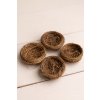 Hniezdo hnedé 9cm 4ks