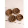 Hniezdo hnedé 9cm 4ks