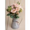 Kytica anglická ruža a hortenzia BROSKŇOVÁ 49cm