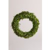 Prútený veniec so zelenými bodkami 30cm