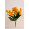 Kytička rozkvitnuté krokusky ORANŽOVO ŽLTÉ 31cm