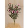 Poprášená kytička lúčna margarétka RUŽOVÁ 36cm