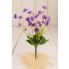Kytička lúčne kvietky FIALOVÉ 40cm