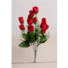 Kytička ružičky v puku ČERVENÁ 38cm