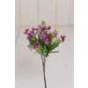 Kytička mini kvietky FIALOVÉ 33cm