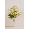 Kytica lúčne kvety s prízdobou ŽLTÉ 34cm