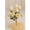 Kytička Ruža KRÉMOVÁ 29cm