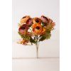 Kytička Kamélia TMAVO ORANŽOVÁ 32cm