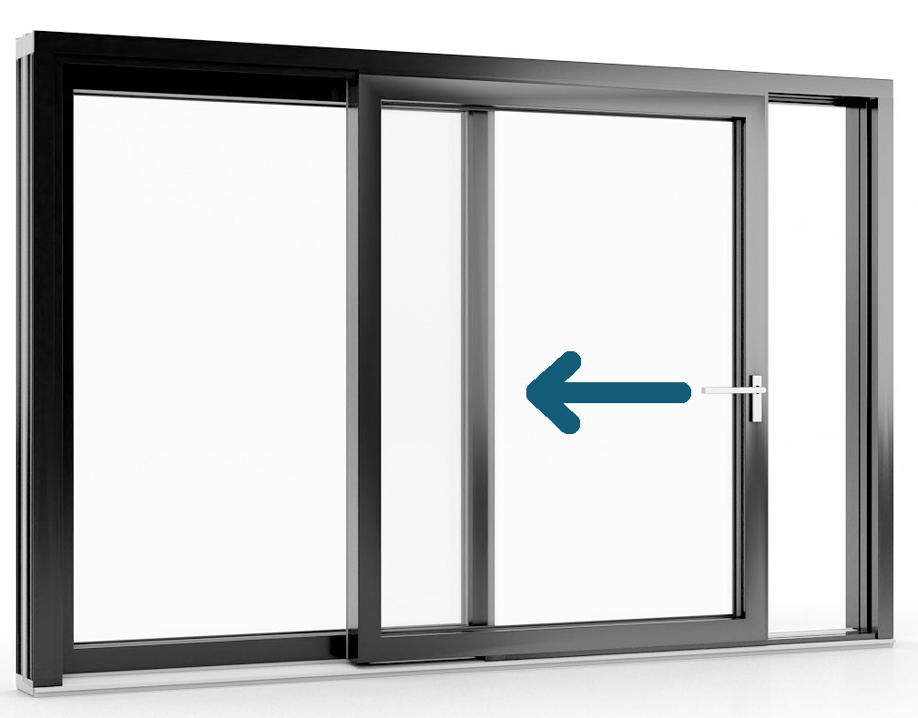 HS portál – pravé otevírání