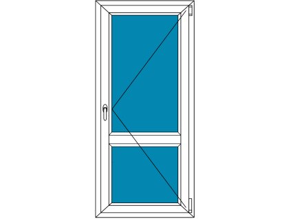 balkon otevírací děleny Aluplast Ideal 4000