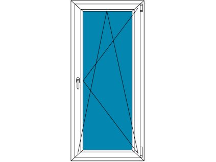 balkon otevírací a sklopný Aluplast Ideal 4000