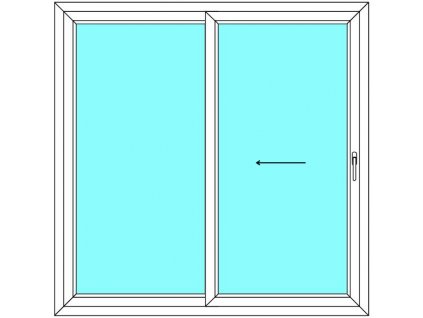 Posuvné dveře 210x180 Multi-SLIDE (ST) Aluplast Ideal 4000