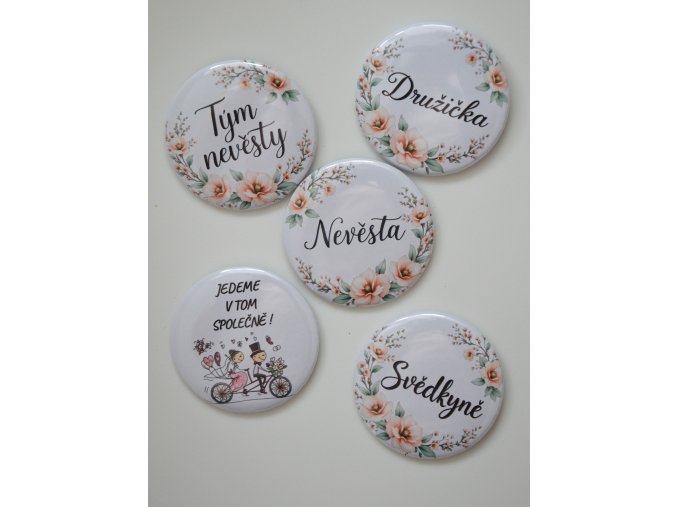Svatební Placka-Buttonek