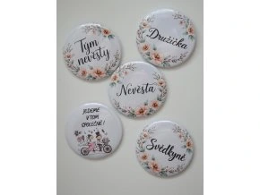 Svatební Placka-Buttonek