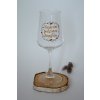 Sklenička na víno "Nasávám podzimní atmosféru"