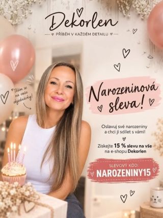 🎂 DNES SLAVÍM NAROZENINY A DÁREK MÁM PRO VÁS! 🎁 A protože nejhezčí je oslavovat společně, rozhodla jsem se své narozeniny...