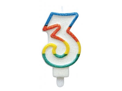 Świeczka do tortu 3