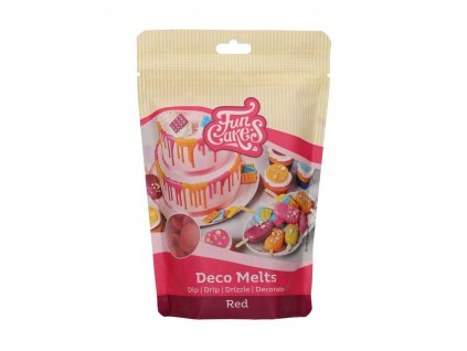 Lukier czerwony FunCakes Deco Melts (250 g)