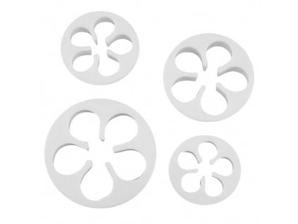 Zestaw 4 foremek pięciolistne