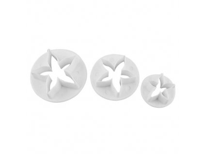 Zestaw 3 foremek do wycinania kwiaty