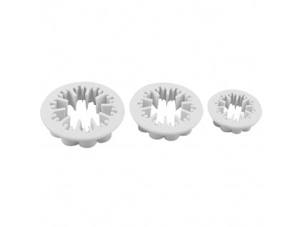 Zestaw 3 foremek do wycinania goździki