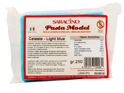 Pasta modelarska Saracino - jasnoniebieska