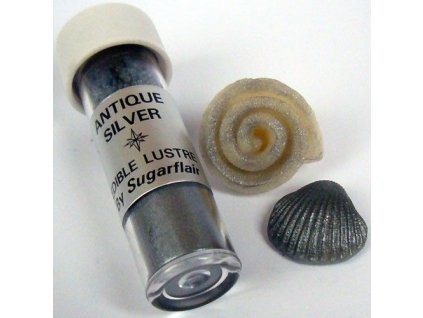 Jadalna farba proszkowa Sugarflair Antique Silver