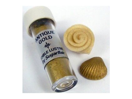 Jadalna farba proszkowa Sugarflair Antique Gold