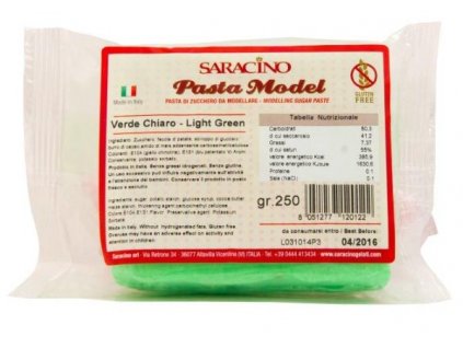 Pasta modelarska Saracino - jasnozielona